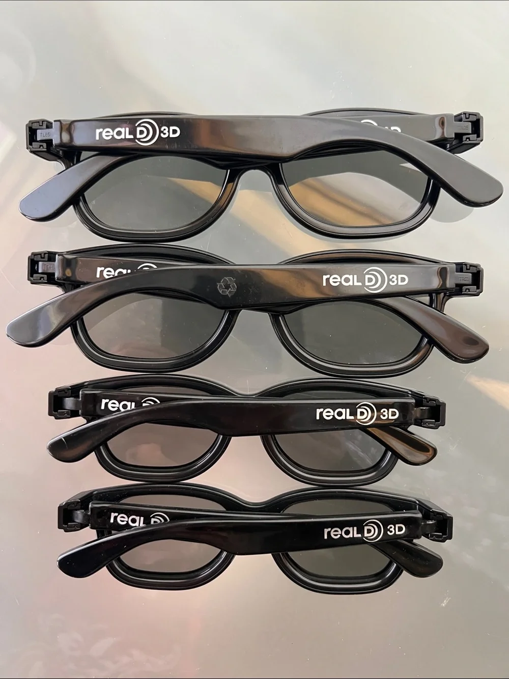 🕶️📺4️⃣RealD 3D Glasses Family Pack (2 Adult / 2 Kids) Passive Movie Lot of 4
